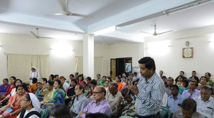 Special Meeting with the Laity of Cathedral Parish- Mr. Aldrick Biswas is Sharing