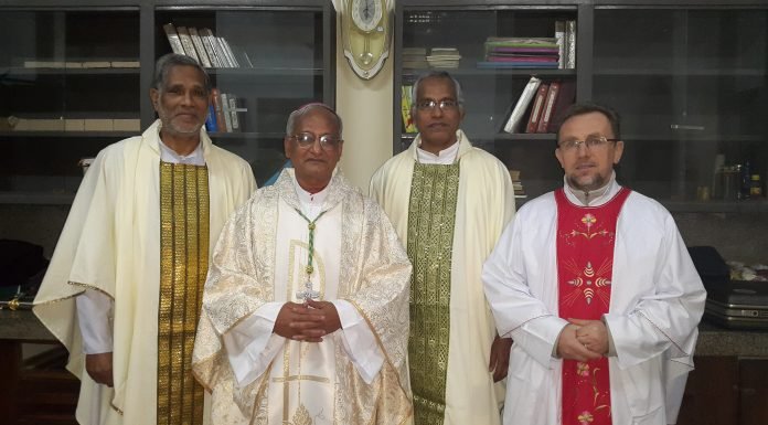 New Congregation in Chittagong Archdiocese! SVD Fathers with ABP Moses Costa, csc