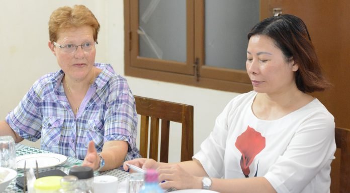 Head of ACN Section Asia II Ms. Vogel and her assistant Ms. Tan