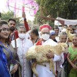 Archbishop Subrato in the Reception program