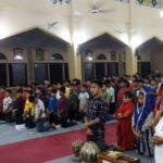 Prayer at Fatima Rani Parish, Bandarban
