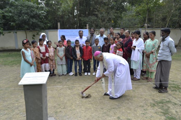 Foundation Stone Laying Ceremony of St. Joseph's Orphanage Lakshmipur
