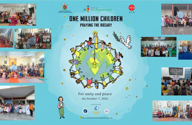Over a Million Children Unite in Global Rosary Prayer for Peace: Chattogram Joins Worldwide Movement of Faith and Hope