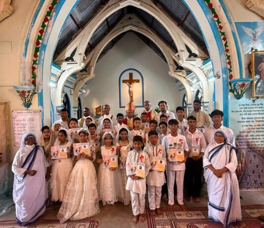 First Holy Communion and Sacrament of Confirmation Celebrated at Pahartali Quazi Parish