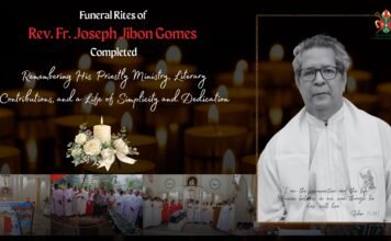 Funeral Rites of Rev. Fr. Joseph Jibon Gomes Completed Funeral Rites of Rev. Fr. Joseph Jibon Gomes Completed